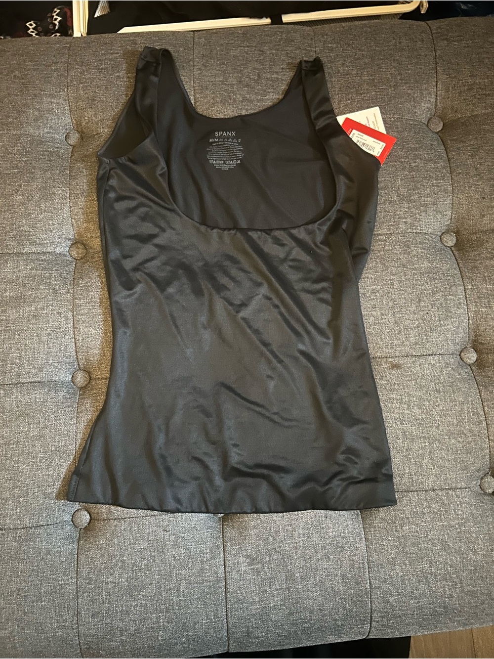 SPANX Black Sculpting Open Bust Camisole NWT - M